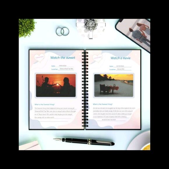 Romantic Date Night Journal - Picture 1 of 5